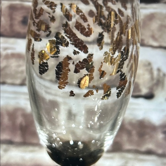 Vintage 1994 Jackie Collin’s Gold and Black Champagne Flute Set - Picture 8 of 16